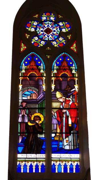 vitrail église Saint François-Xavier