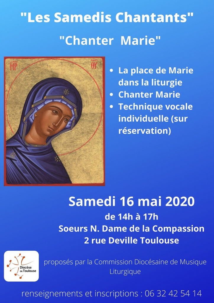 Affiche Samedis Chantant Marie 2020